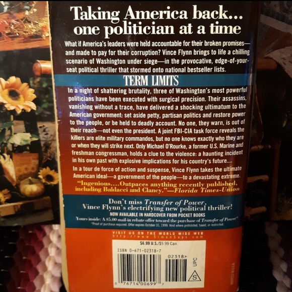 🆕 🇺🇲🏦 Political THRILLER 🏦🇺🇲 TERM LIMITS - Picture 3 of 5